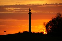 Sunset over Louisiana Memorial 4/28/2012