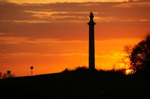 Sunset over Louisiana Memorial 4/28/2012