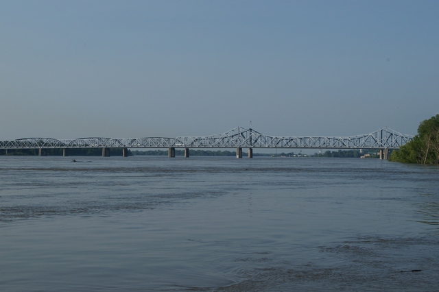 View of the I-20 bridge on May 8, 2011